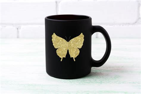 Gold Butterflies Collection Gold Glitter Butterfly By Old Continent