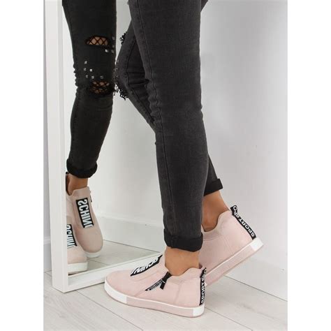 Pink Wedge Sneakers Nb168 Pink Keeshoes