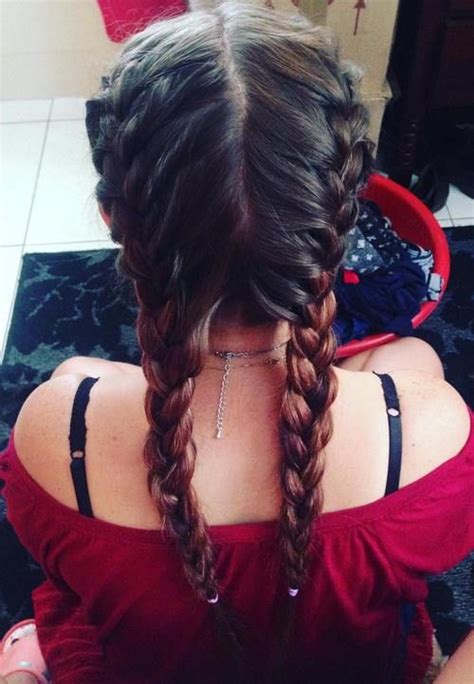 40 two french braid hairstyles for your perfect looks plaits hairstyles french braid