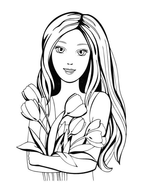 Coloring Pages Girls Pretty Hot Sex Picture
