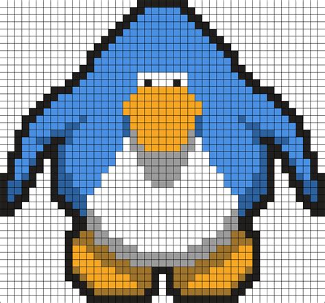 Club Penguin Standing Perler Bead Pattern Bead Sprites Characters