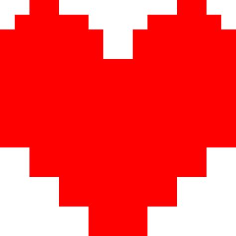 Pixel Heart Red Undertale Red Soul Clipart Full Size Clipart