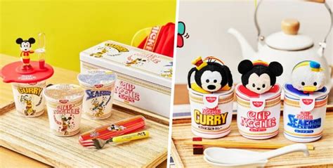 Disney X Nissin Apparel And Accessories With Cup Noodle Designs