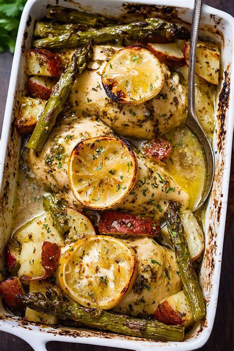 healthy baked chicken breast recipes with vegetables