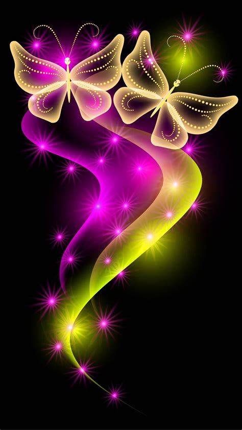 Neon Butterfly Butterfly Wallpaper Butterfly Background Butterfly