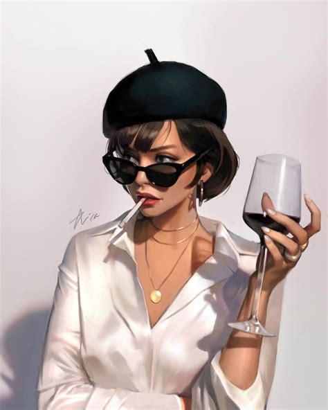 Women Drinking Wine On Instagram “⠀ 🎨 Ryeowon Kwon 2019 Digital
