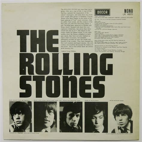 The Rolling Stones Debut Uk 2nd Pressing Lp Decca Near Mintnear Mint