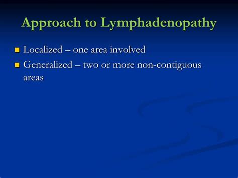Ppt Lymphadenopathy Powerpoint Presentation Id2075488