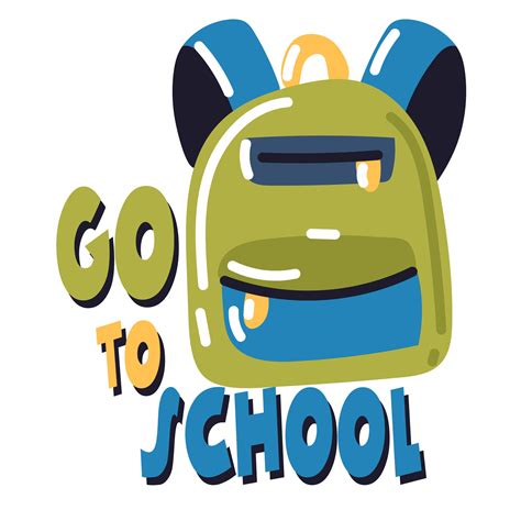 Lets Go Back To School Vector Conceptual Design Welcome Back To