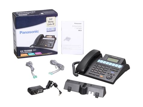 Panasonic Kx Ts4200b 4 Line Integrated Phone System W Call Waiting