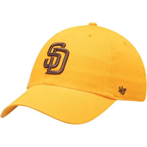 47 Brand San Diego Padres Gold Cooperstown Collection Basic Logo