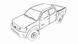 Toyota Drawing Tacoma Drawings Outline Getdrawings Gen 2nd Traced Myself Them sketch template