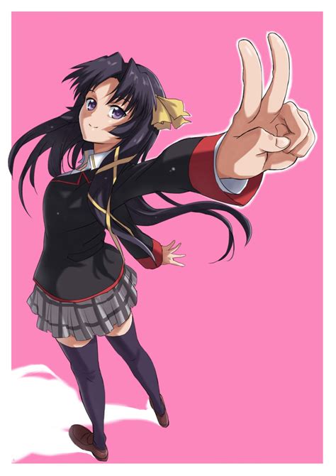 Safebooru 1girl Black Hair From Behind Highres Kurugaya Yuiko Little Busters Long Hair