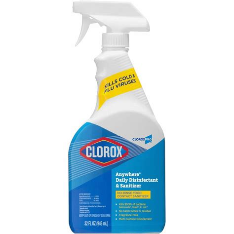 Clorox Commercial Solutions Anywhere Hard Surface Sanitizing Spray