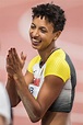 Malaika Mihambo : Leichtathletik-WM Doha 2019: Weitspringerin Malaika ...