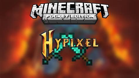 View attachment 2296133 im pretty sure thats this site address and not the minecraft one but idk. Minecraft Pe : HYPIXEL SERVER - YouTube