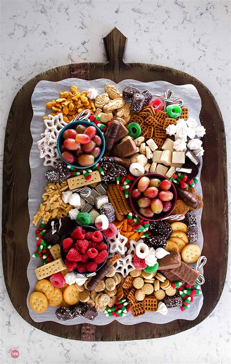 This morning, i dived deep into my collection of ancient recipe books, looking for the kind of snack ideas that no book published after 1975 would dare include. Christmas Snack Platter - Dessert Board for Kids and Adults!