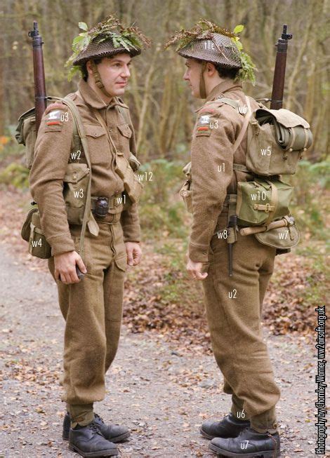Kit Guide Infanterie Canuk Ww2 Quebec British Army Uniform