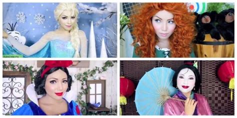 Videos Watch As One Girl Transforms Herself Into Multiple Disney