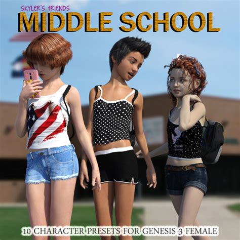 Skylers Friends For G8f Daz3d And Poses Stuffs Download Free