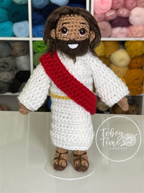 Pattern Jesus Crochet Doll Amigurumi Pattern Etsy