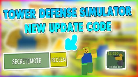 Tower defense simulator codes are rewards granted by developer paradoxum games to you, the players, to be nice or celebrate seasonal events. *SECRET EMOTE CODE*TOWER DEFENSE SIMULATOR ROBLOX - YouTube