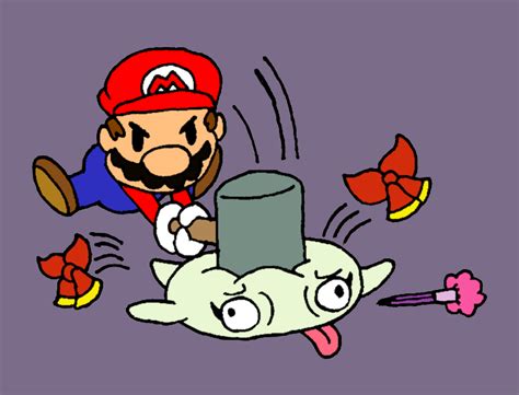 Mario Hits Lady Bow By Smawzyuw2 On Deviantart