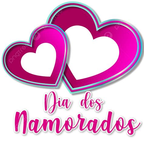 Dia Dos Namorados Double Duet Cute Heart Design Diados Celebration