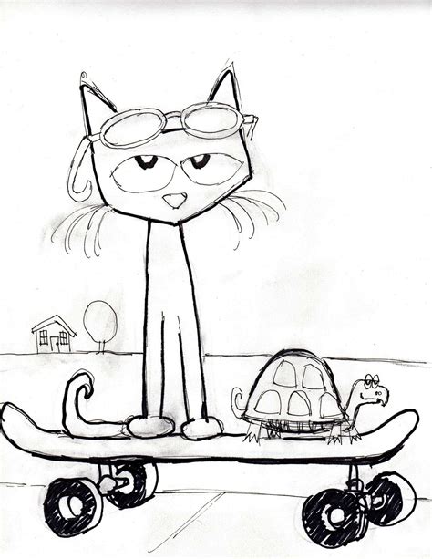 Pete the Cat Coloring Pages - Coloring Pages