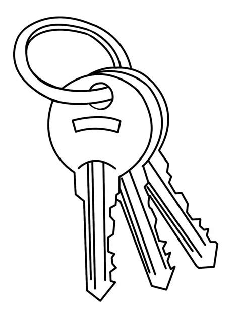Nice Key Coloring Page Free Printable Coloring Pages For Kids