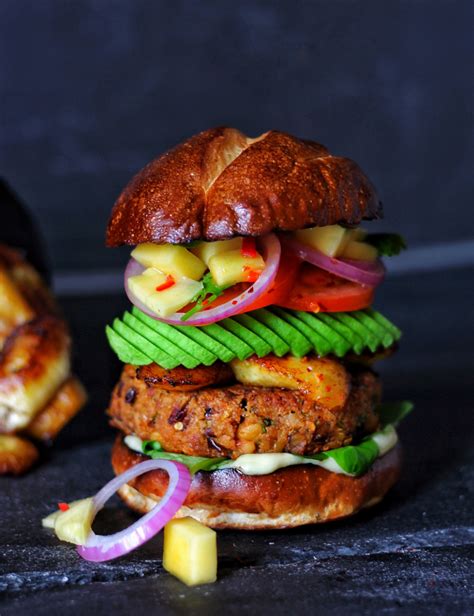 The Jerk Burger With Images Burger Vegetarian Recipes