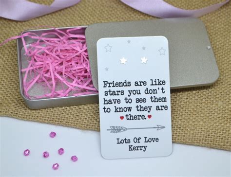 You'll find nothing but unexpected, pure joy when they see a gift that's made just for them. Best Friend Personalised Earring Gift Set | Personalised ...