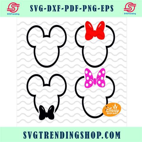 Mickey Mouse And Friends Svg Minnie Svg Mickey Svg Donald Svg Png