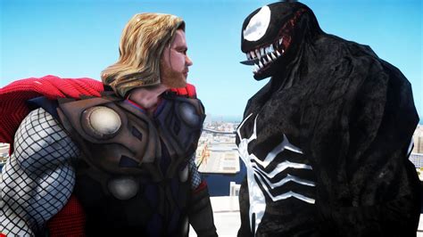 Thor Vs Venom Epic Battle Youtube