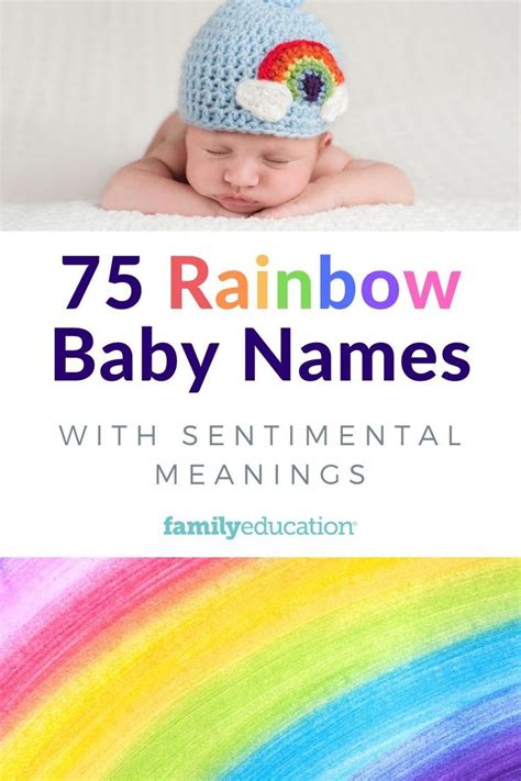 75 Rainbow Baby Names With Sentimental Meanings Rainbow Baby Names