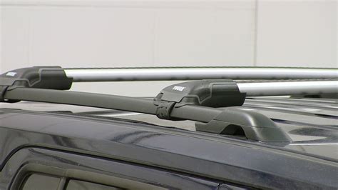 2012 Jeep Patriot Thule Aeroblade Edge Roof Rack For Raised Factory
