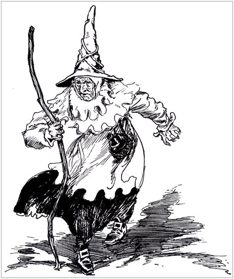 Halloween Scary Witch In Old Illustration Halloween