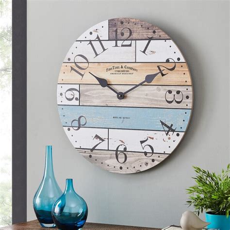 August Grove Oversized Mullewa 236 Wall Clock And Reviews Wayfair