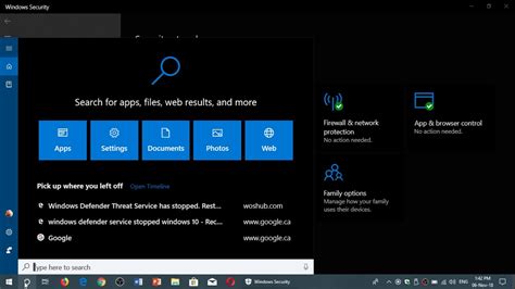 Windows 10 How To Fix Broken Windows Defender Security Threat Service