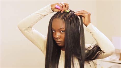 Made from the finest fibers available, synthetic strands look and feel the best part is, synthetic braiding strands glide luxuriously when combing and don't tangle or mat like real human hair. VERY DETAILED Straight Crochet Braids Tutorial ft. Italian ...