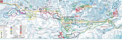 Cross Country Skiing Trail Map Tauplitz Bad Mitterndorf Nordic Trail Map