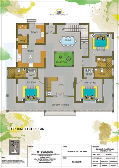 Kerala Traditional Home With Plan Indian House Plans Budget House