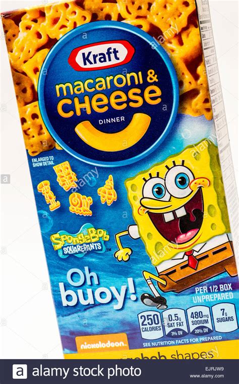 A typical box of macaroni and cheese has about 4 servings per container. Spongebob Squarepants High Resolution Stock Photography ...