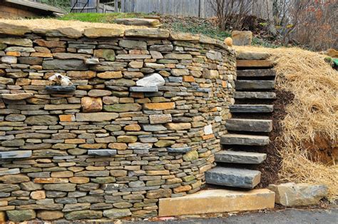 Rockin Walls Warren Road Project Completed Retaining Wall