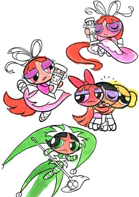 Easter Colored Powerpuff Girls By Blackhellcat On Deviantart