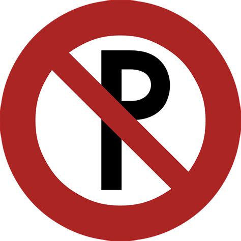 No Parking Sign Signage Road · Free Vector Graphic On Pixabay