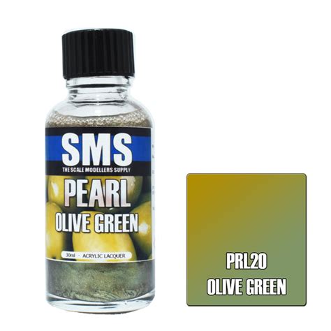 Airbrush Paint 30ml Pearl Olive Green Acrylic Lacquer Scale Modellers