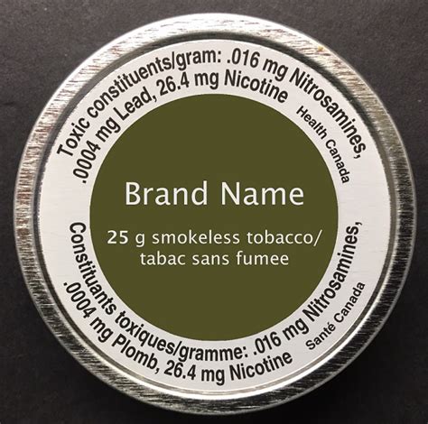 Tobacco Packaging Warnings Smokeless Tobacco Wiki Fandom