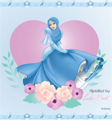 Hijabi Princess Kartun Hijab Ilustrasi Kartun Karakter Disney
