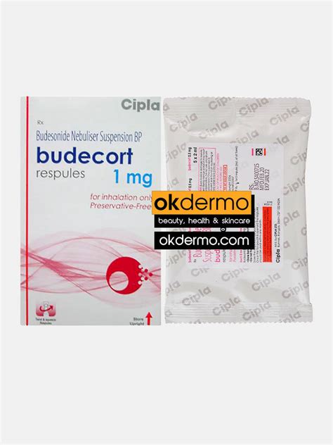 Budecort Budesonide Respules Okdermo Skin Care